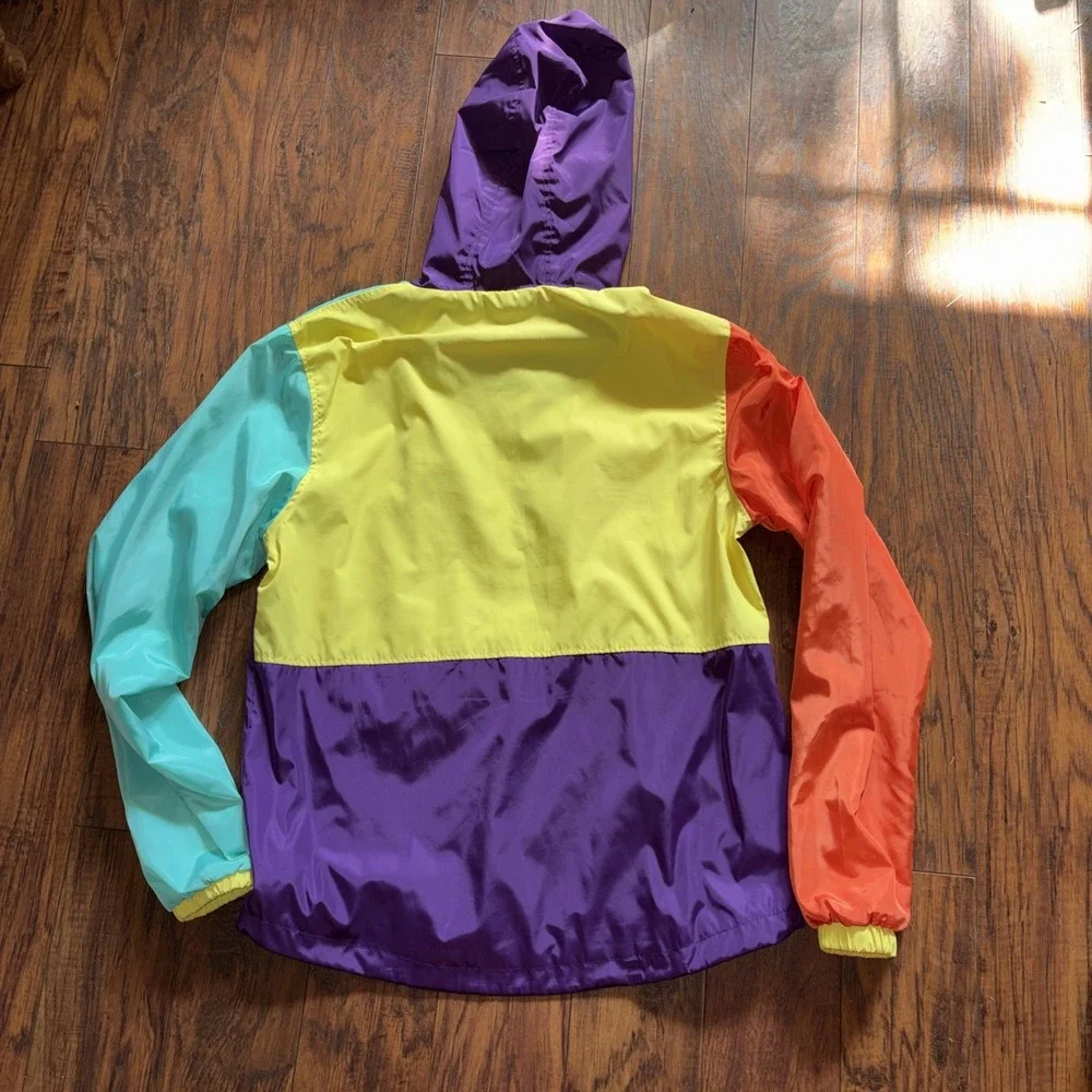 HoopCulture Coalition Collection Colorblock Anorak Windbreaker Jacket M